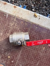 Boss 3" Red Lever Ball Valve (967SRL)