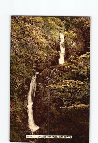 Postcard dolgoch top falls - postcard,