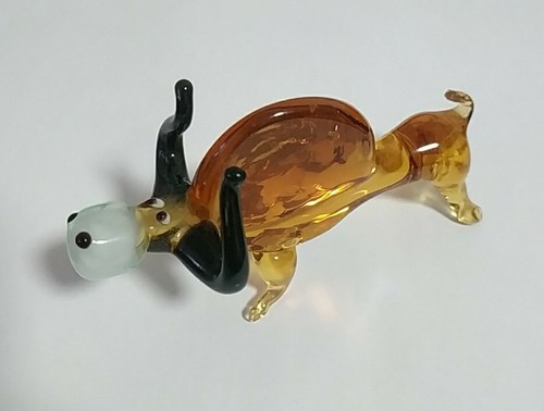 Vintage bull figurine - bull, murano