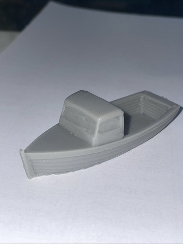 Small cabin cruiser boat 72 - cabin, 1/72