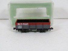 PECO - OBA WAGON - RAILFREIGHT GREY/RED - VG BOXED COND - N GAUGE