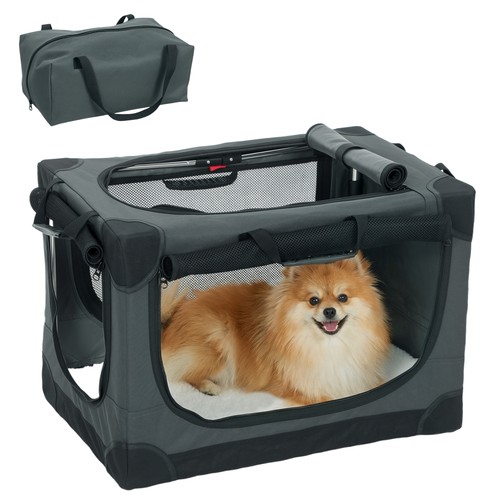 Pawhut collapsible dog crate - pawhut,