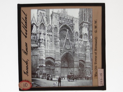 Facade rouen cathedral - facade,