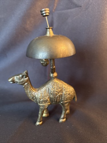 Old solid brass camel hotel - old,