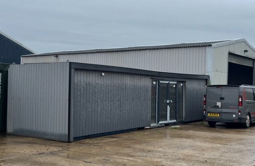 Converted shipping container - shipping,