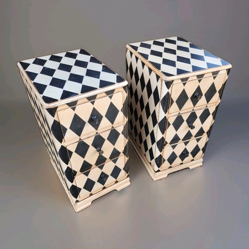 Pair mid century painted - century,