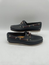 Men’s Timberland Classic Boat Shoes Leather Mens Dark Green UK 7 EU 41 BNWOB