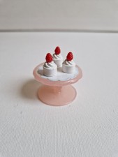 Sylvanian Families Village Cake Shop SPARES Display Stand Strawberry Cake Calico