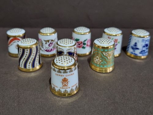 Royal crown derby thimbles all - crown,