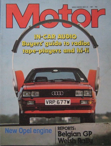 Motor magazine may 1981 - may,