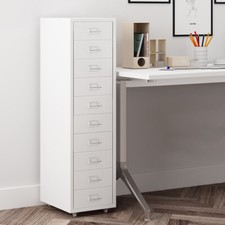 10 Tier Metal Drawers Filing