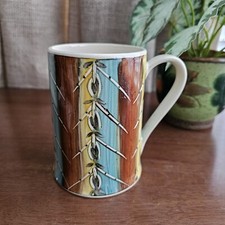 Large Vintage Sandlandware Mug Multicoloured Staffordshire England