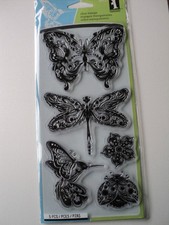 INKADINKADO CLEAR STAMPS - MINDSCAPES BNIP *LOOK*