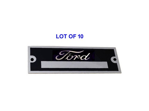 Ford data plate - ford, serial