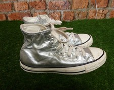 Converse Silver Glitter