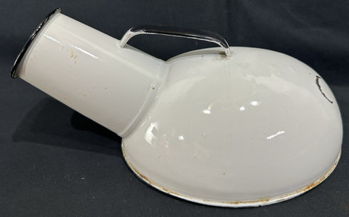 Vintage porcelain enamel - enamel, male