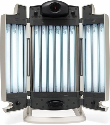 Folding facial tanner tube - facial, 12-tube
