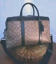 Coach Brown Logo Large Weekend Bag Travel Bag, Very Good Condition RRP £690.?