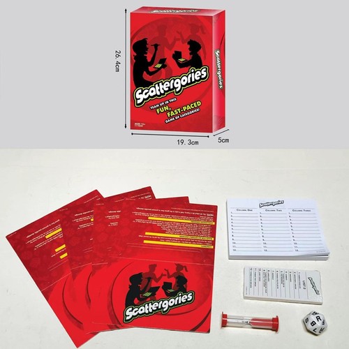 Scattergories board game a - board,