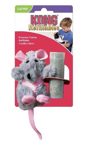 Kong refillable catnip toy - refillable,