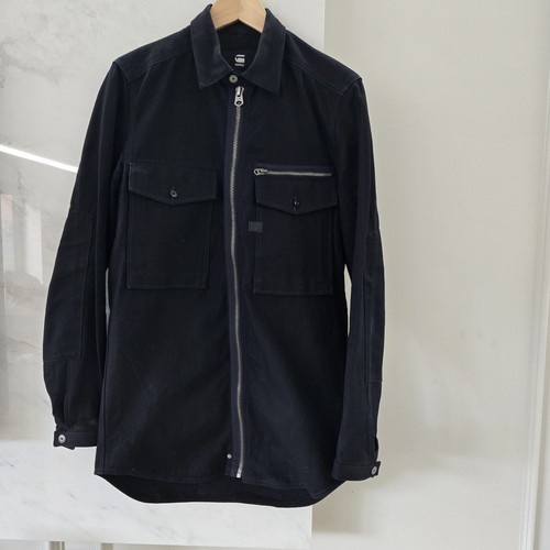 Star raw zip overshirt - raw,