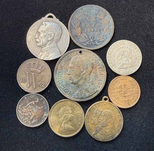 Old british and - british, coins