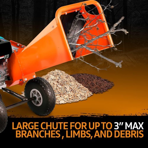 Compact wood chipper - wood, gas