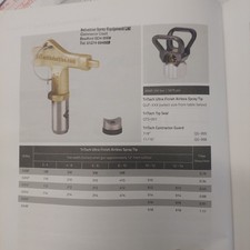 Tritech T93R Ultra Fine Finish Airless Spray Tip/New seal - Size 410. 0.010" VGC