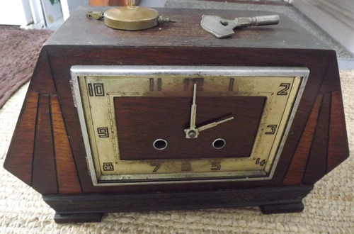 Art deco haller chiming mantle - haller,