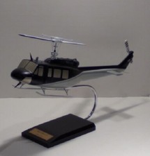 UH-1 Bell Huey II Iroquois Display Mahoghany Wood Helicopter