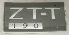 MG ZT-T 190 REAR BADGE, SATIN