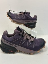 Salomon Speedcross 6 GTX Trail Running Shoes UK 5 Purple Contagrip Gore-Tex