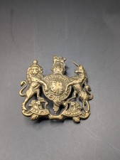 Genuine WW1 General Service Corps Brass Cap Badge - British Army Military