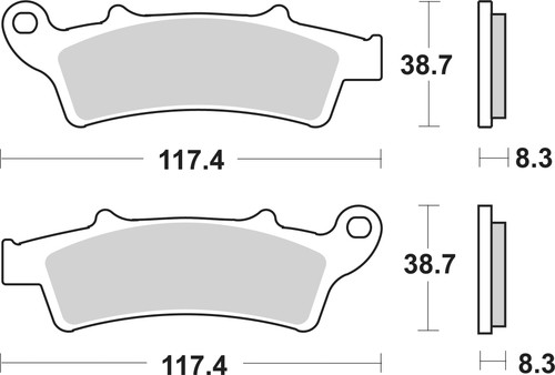 Sbs brake pads - sbs, kymco