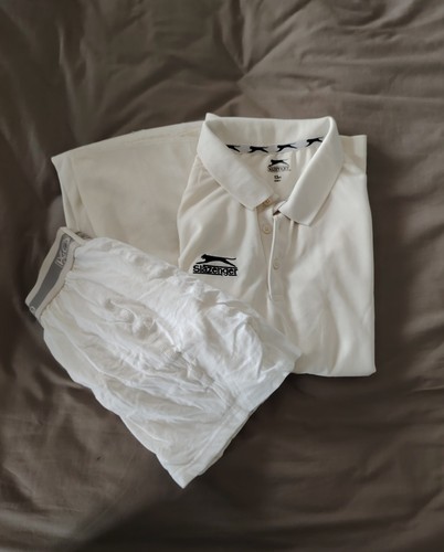 Slazenger boys white - white, cricket