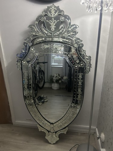 Large ornate antique venetian - ornate,