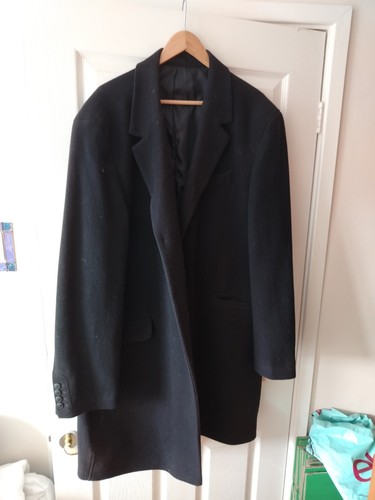 Wool cashmere coat mens - f&f,