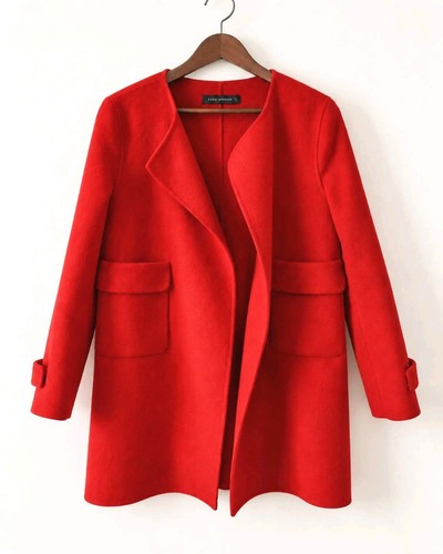 Zara handmade wool orange - zara,