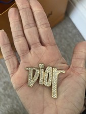 1x Gold Flat back Charm. Junk