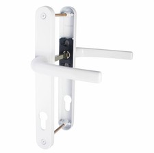 UPVC Door Handle White Sprung