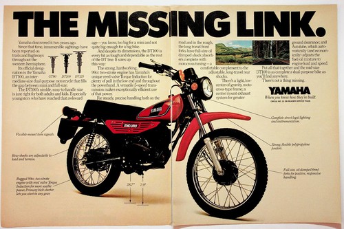Yamaha dt100 motorcycle - yamaha,