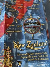 New Zealand Tea Towel - Old