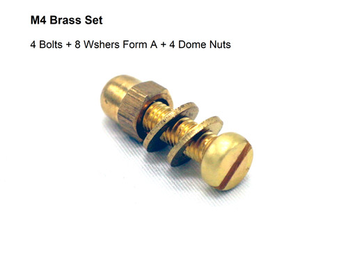 Solid brass sets bolts 8 - 4, bolts+