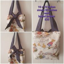 Handmade Vintage  Bag Alexander Henry Fabric 1994/ With cotton canvass Stars