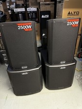 Alto 10,000 Watts POWERED Pro DJ Sound PA System Package For Venues Up To 600