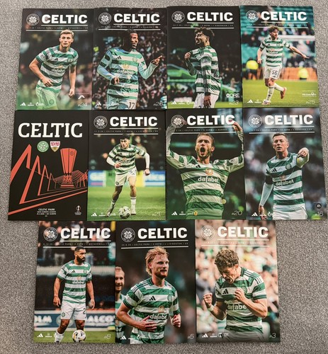 Celtic home programmes - 11,