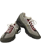 Nike Air Max 110 Beetroot Grey Red Mesh Trainers Size 10 UK Men's