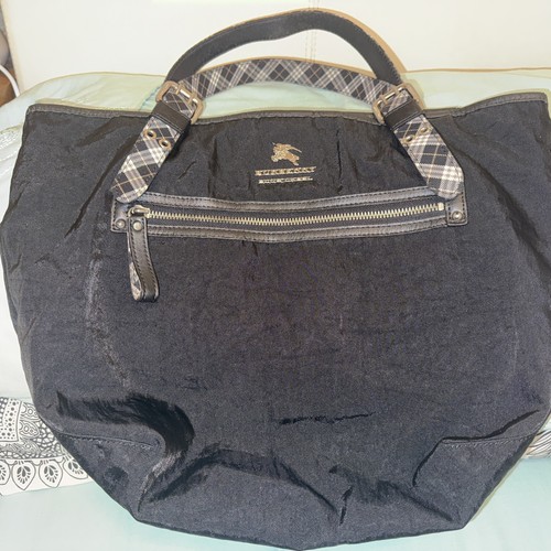 Used burberry tote bag - burberry,