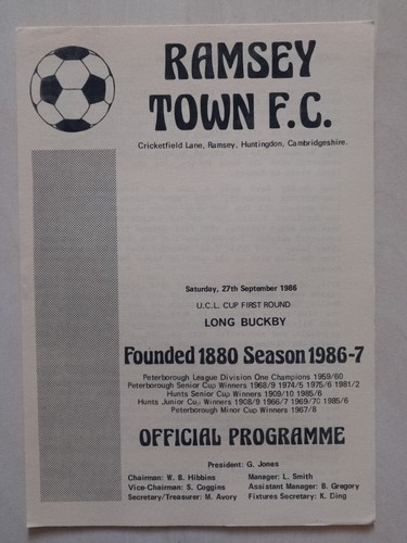 Ramsey town long - town,