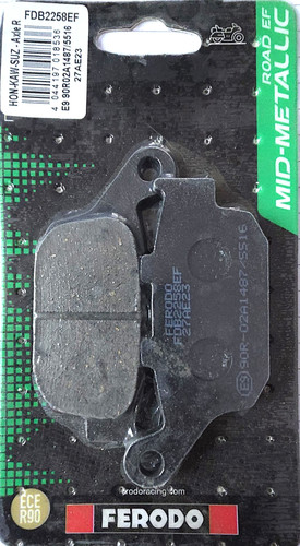Rear brake pads ferodo - rear,